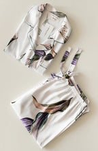 Load image into Gallery viewer, PURPLE FLORAL LONG SLEEVES PAJAMAS SET
