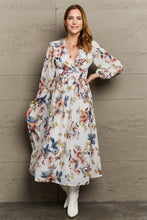 Load image into Gallery viewer, Good Day Chiffon Floral Midi Dress
