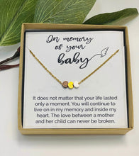 Load image into Gallery viewer, In Memory of Your Baby Necklace
