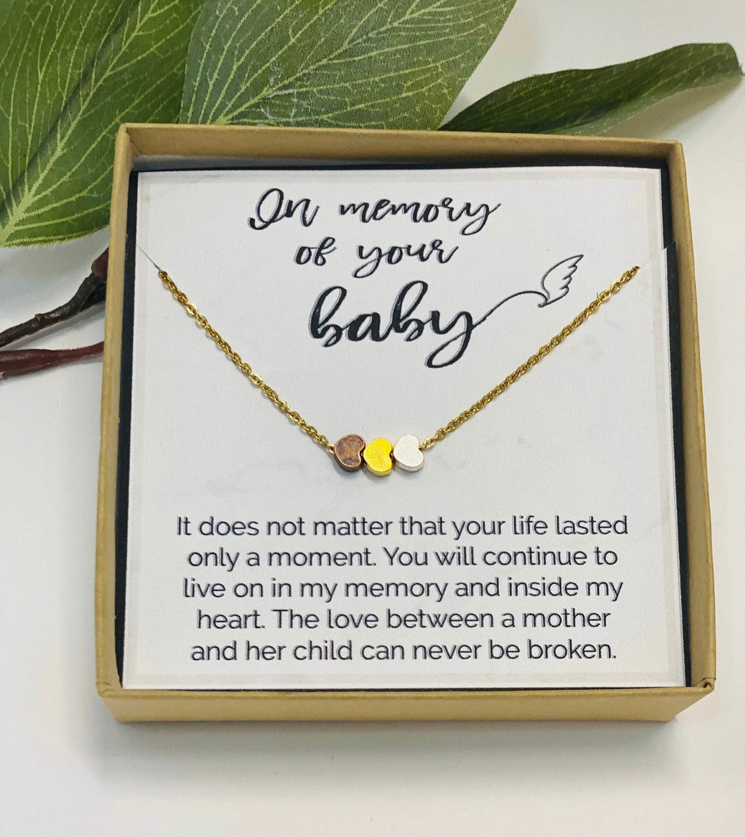 In Memory of Your Baby Necklace